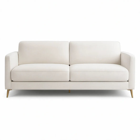 2-Sitzer Sofa in Creme, 170 x 82 x 82 cm